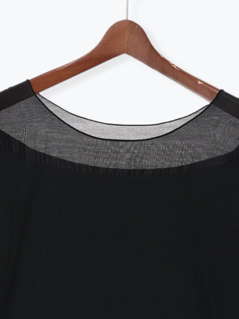 Te chichi「シアーネック切替ロンT《2026 AUTUMN LOOK item》」|Tシャツ・カットソー|