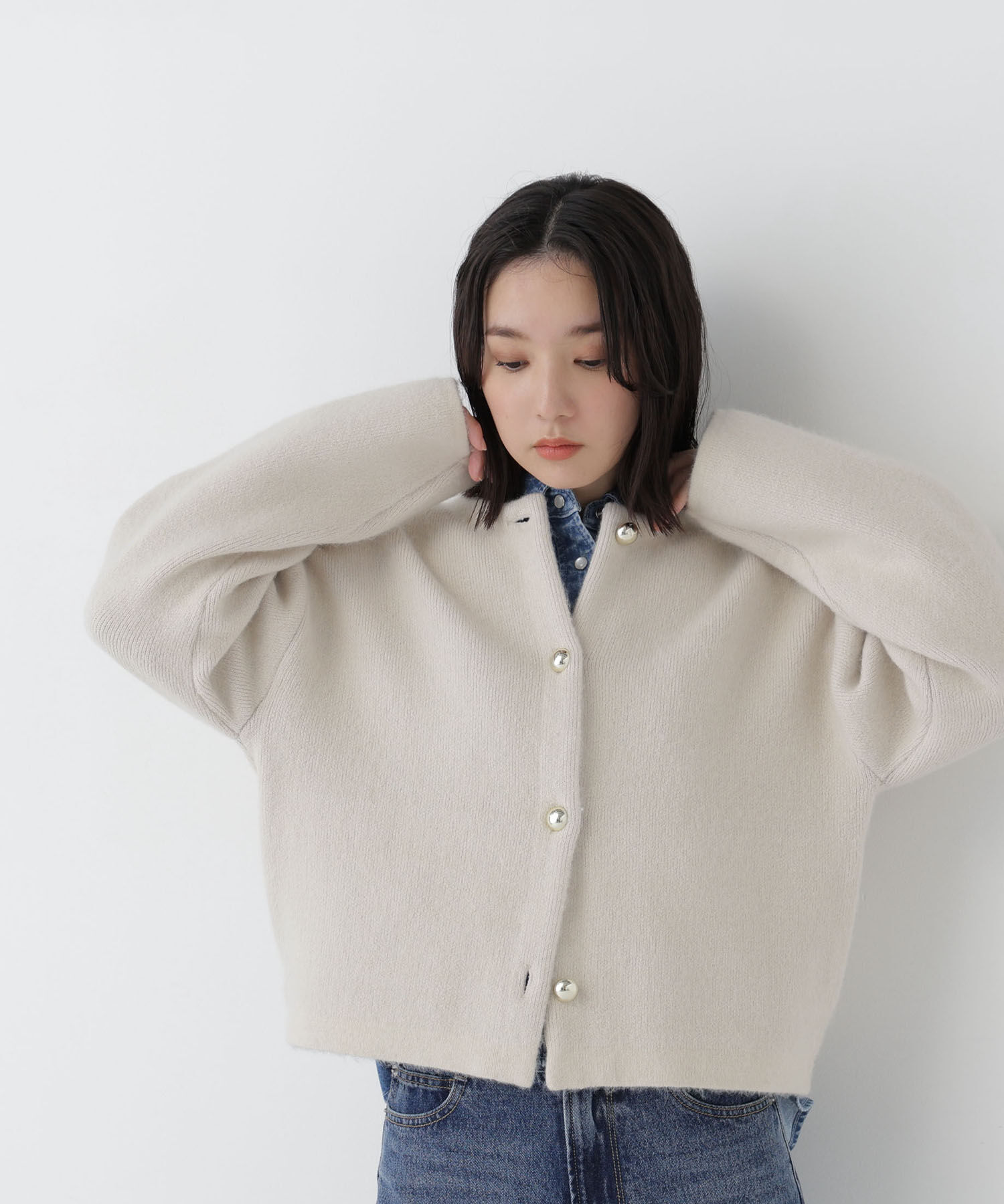  「接結ニットジャケット」|ニット・セーター|