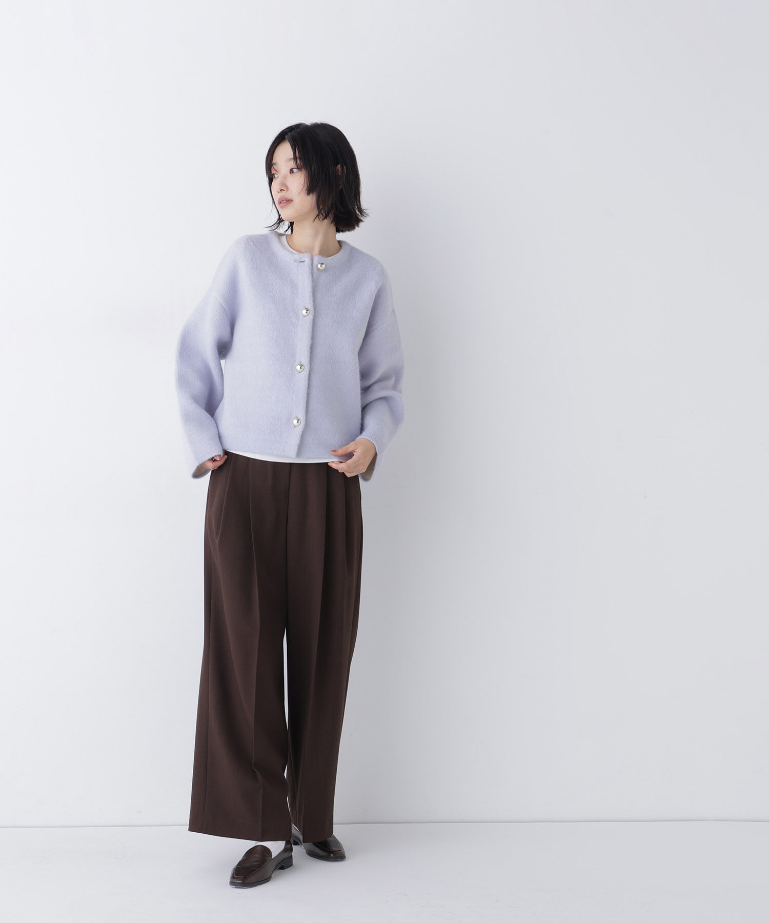  「接結ニットジャケット」|ニット・セーター|