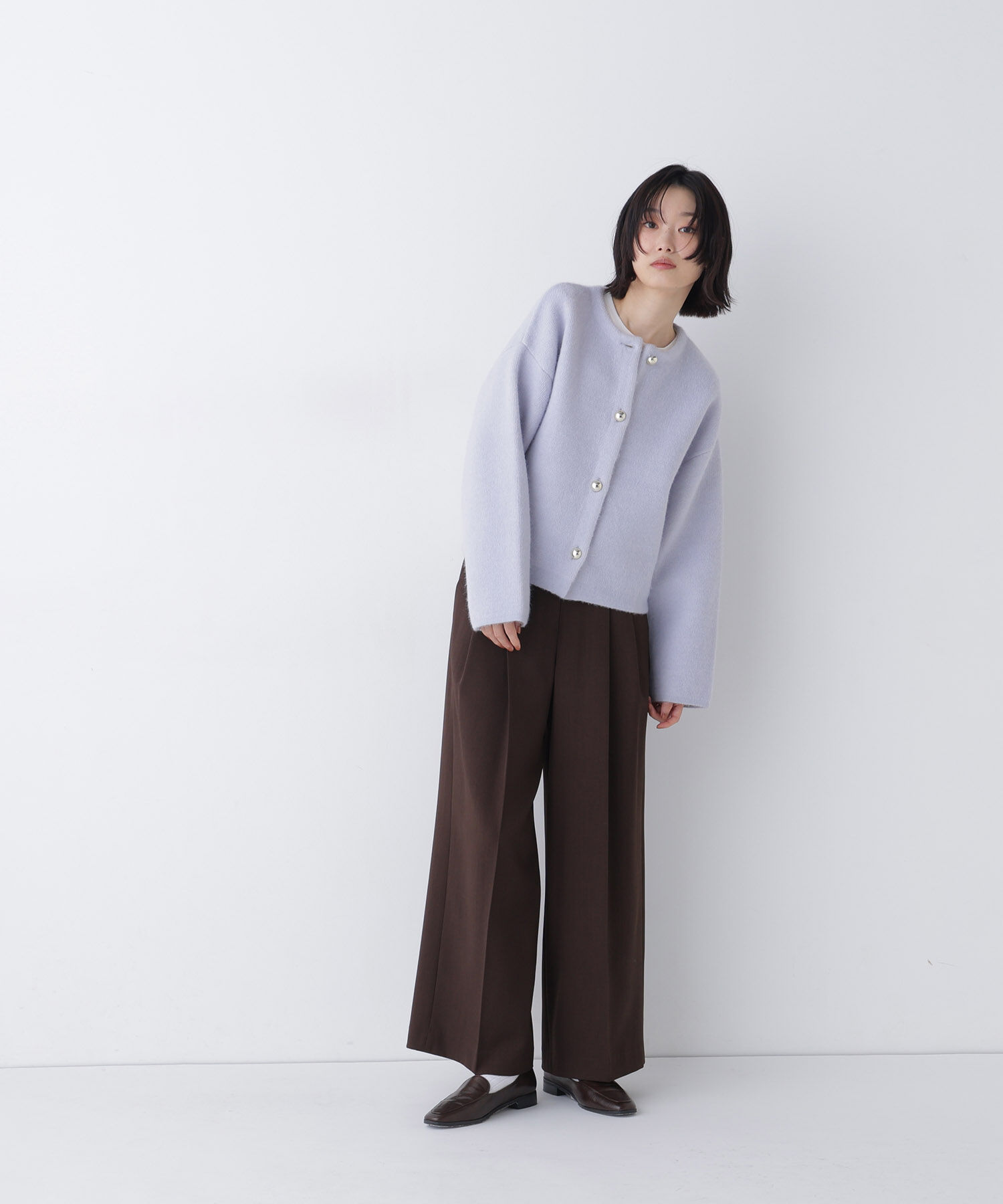  「接結ニットジャケット」|ニット・セーター|
