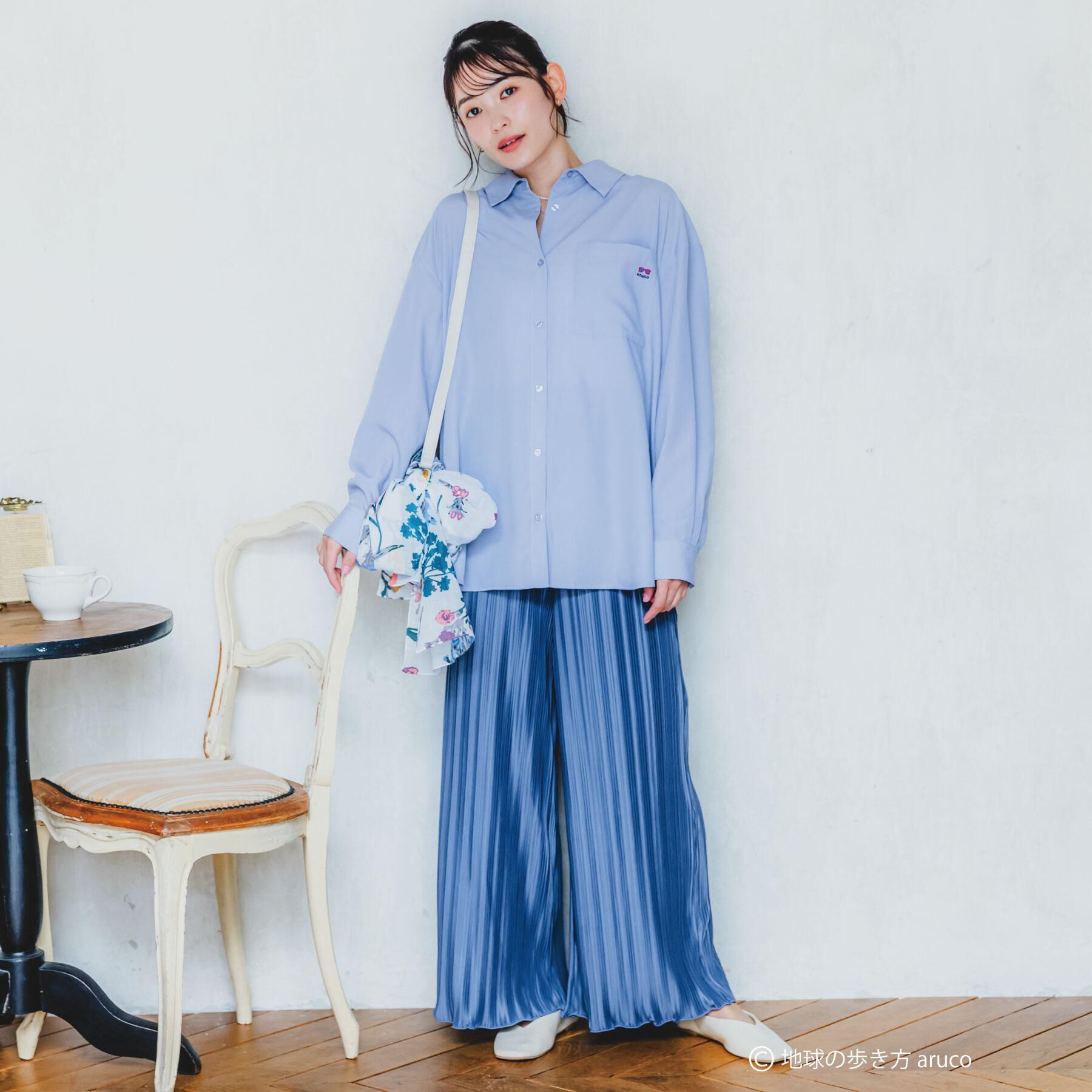 ITS&rsquo;DEMO「【aruco&times;ITS&rsquo;DEMO】刺繍シャツ」|シャツ・ブラウス|