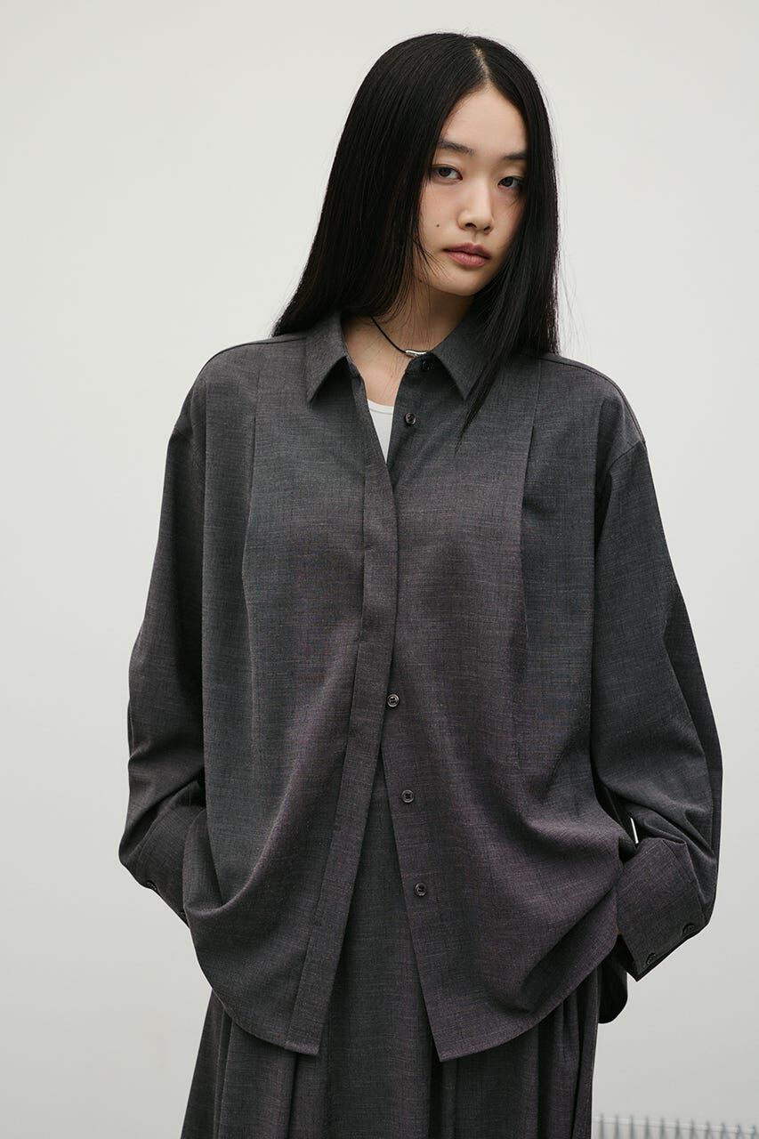 STYLEMIXER「メランジタックルーズシャツ」|シャツ・ブラウス|GRY