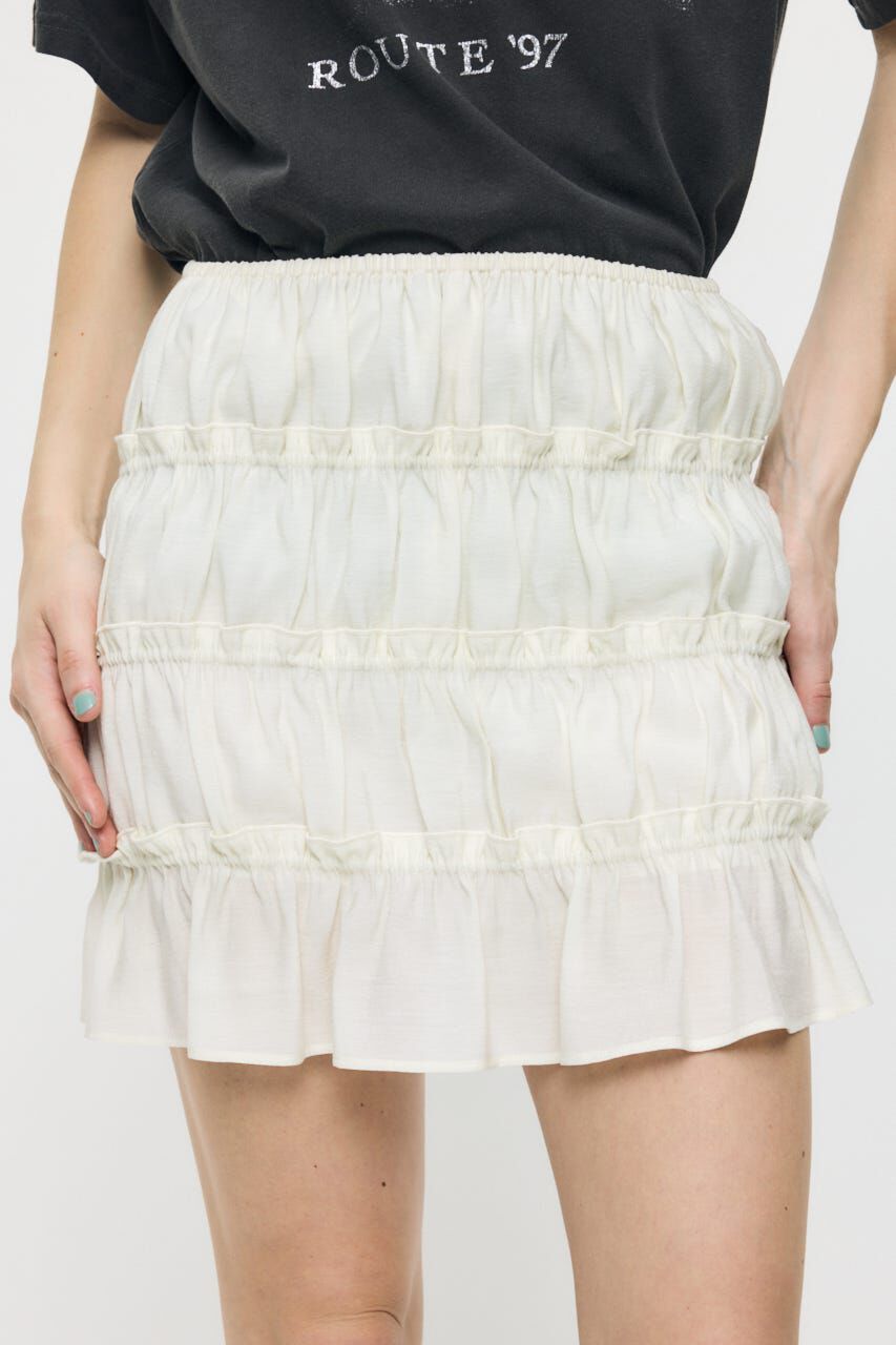 MOUSSY「SHIRRING MINI スカート」|スカート|