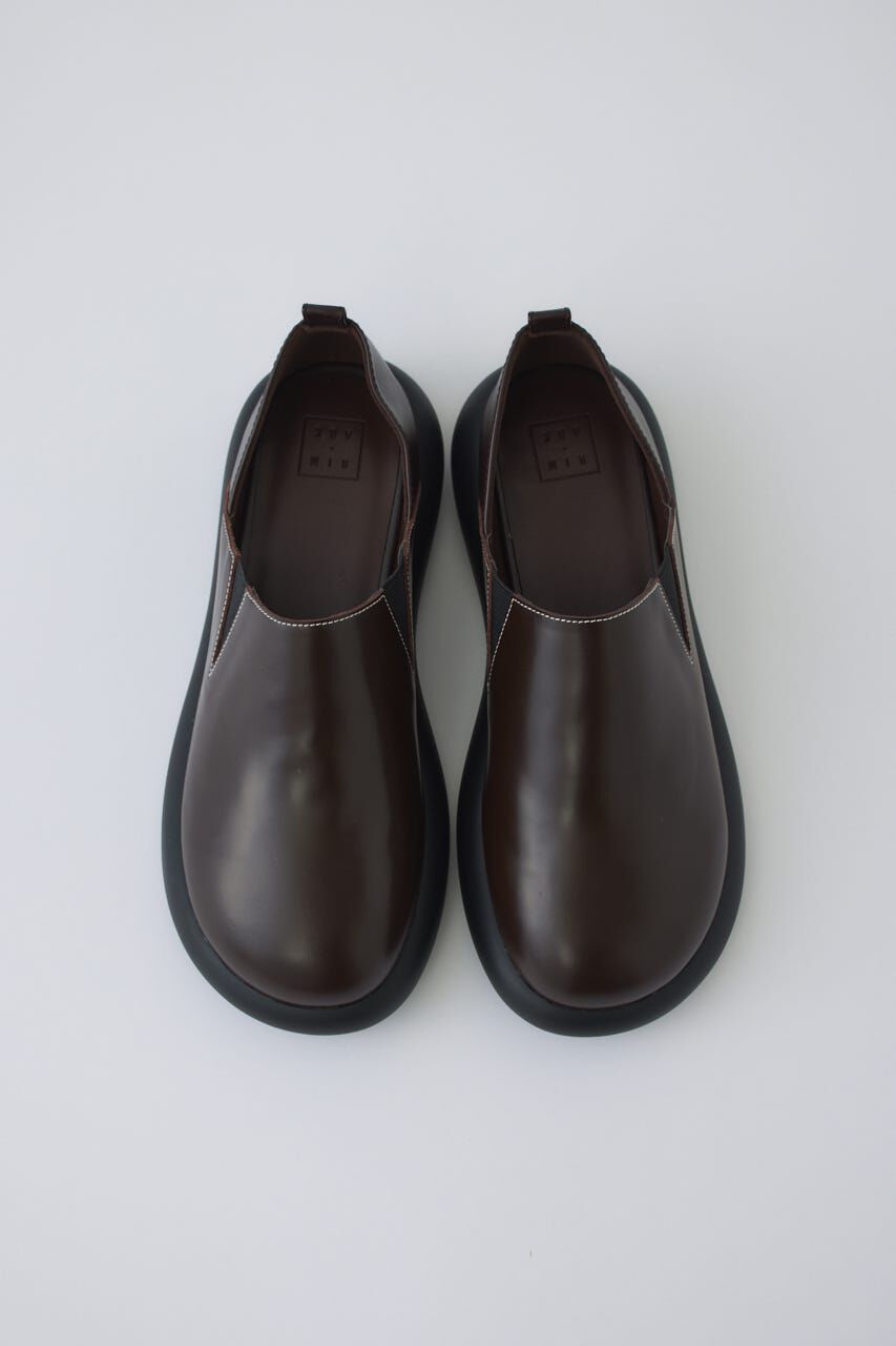 RIM.ARK 「Leather slip-on」|スリッポン|BRN