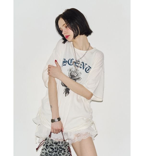jouetie「ローズロゴルーズTシャツ」|Tシャツ・カットソー|
