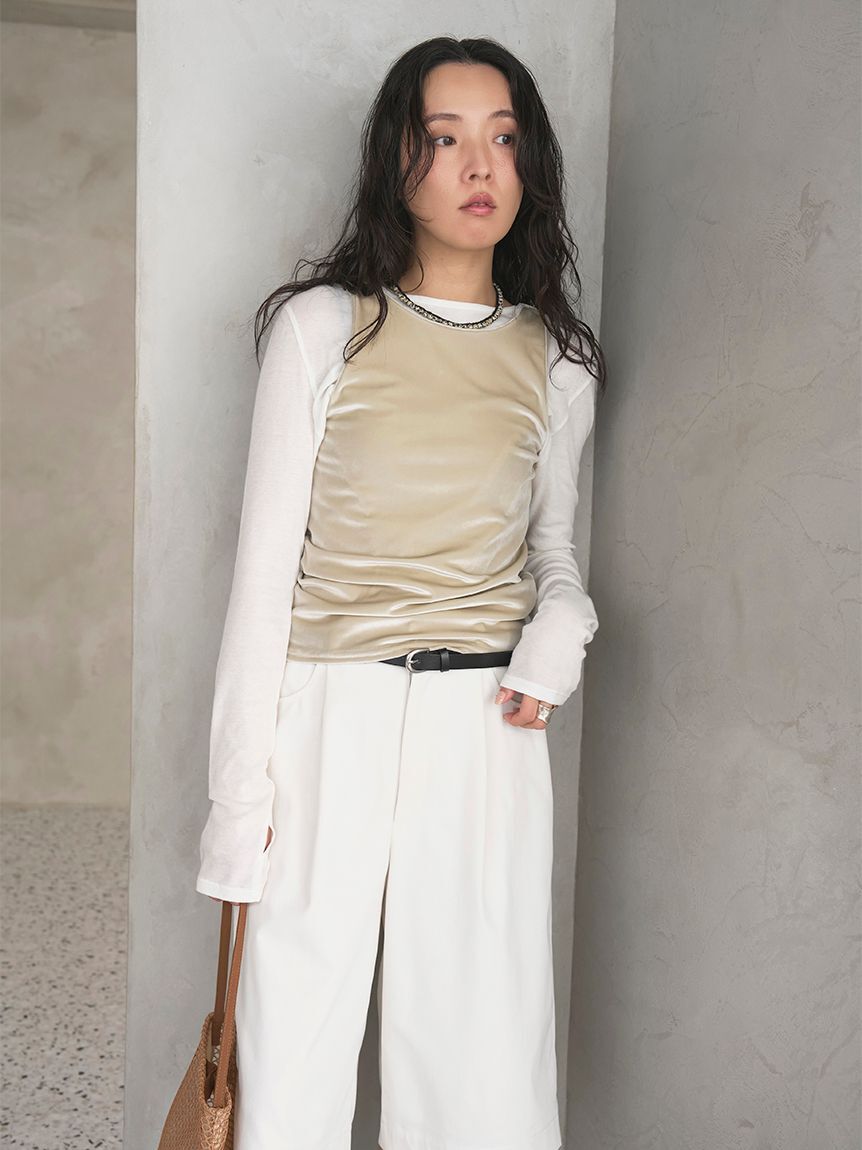 emmi atelier「【emmi&times;Plax(TM)】クルーネックカットソー」|Tシャツ・カットソー|