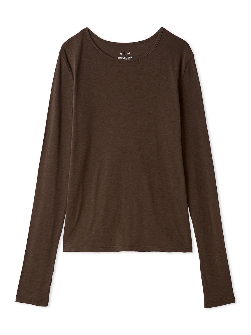emmi atelier「【emmi&times;Plax(TM)】クルーネックカットソー」|Tシャツ・カットソー|