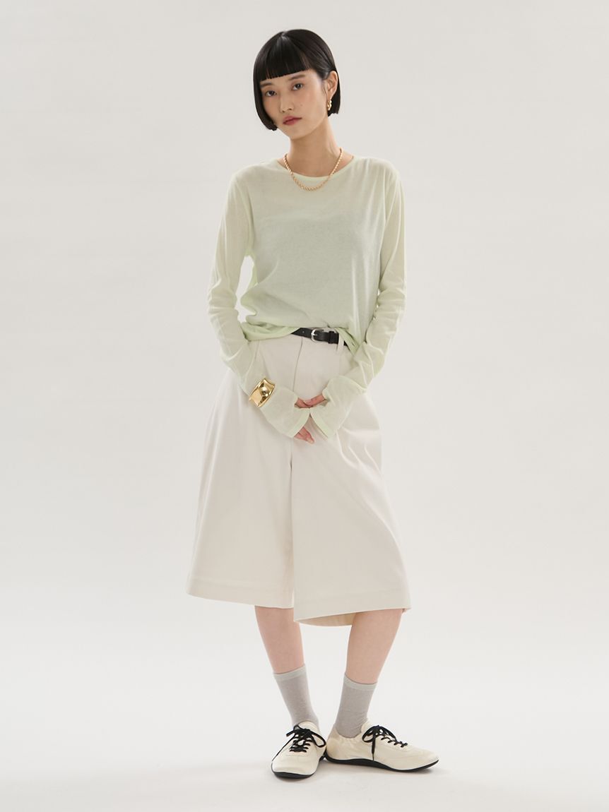 emmi atelier「【emmi&times;Plax(TM)】クルーネックカットソー」|Tシャツ・カットソー|