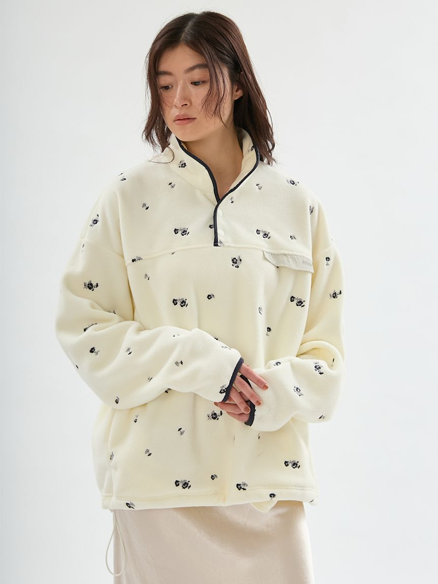 emmi atelier「ドロストフリースプルオーバー」|Tシャツ・カットソー|