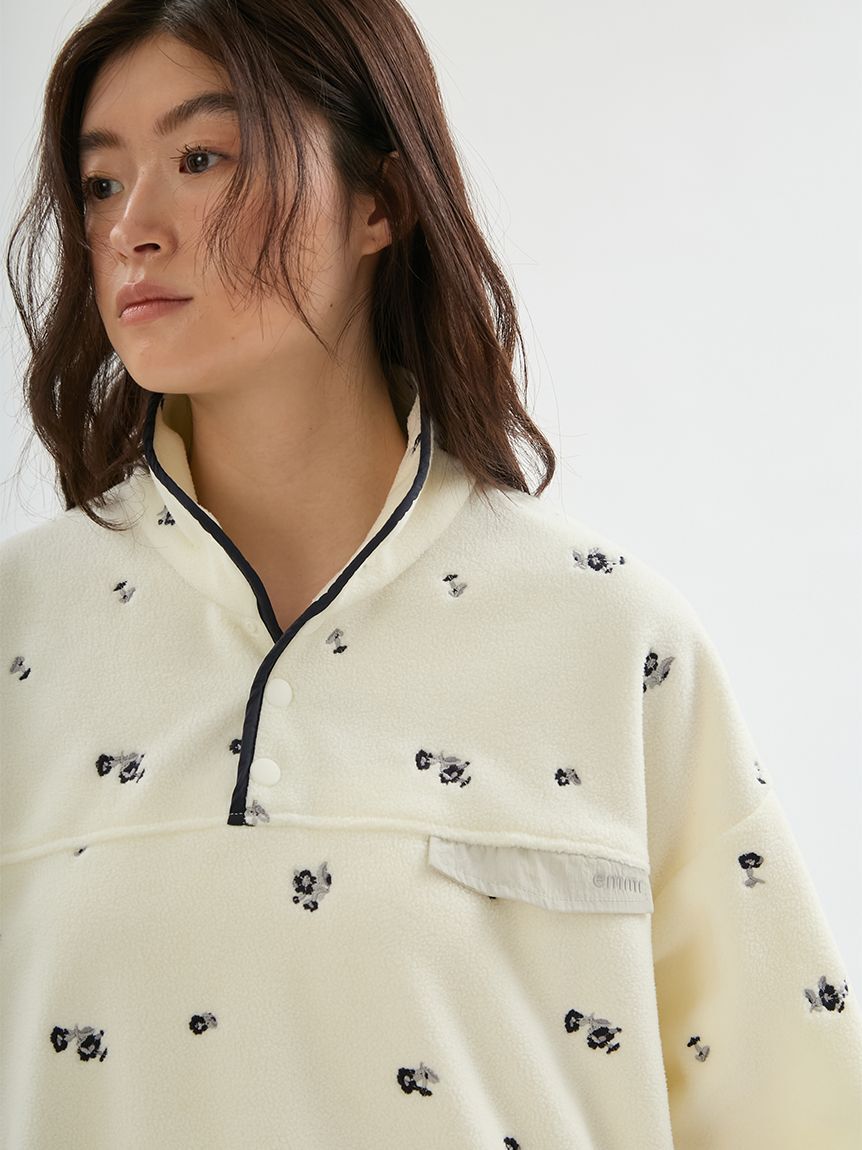 emmi atelier「ドロストフリースプルオーバー」|Tシャツ・カットソー|