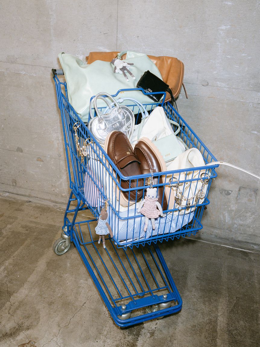 FURFUR「【WEB限定カラー】リボンドラムバッグ」|ショルダー・メッセンジャー|