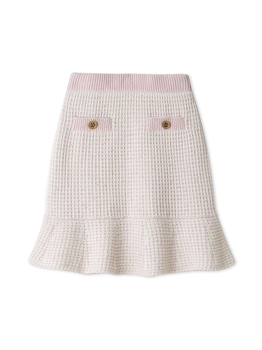 LILY BROWN「【WEB・一部店舗限定カラー】【LILY BROWN&times;MARY QUANT】ツイードニットスカート」|スカート|PNK