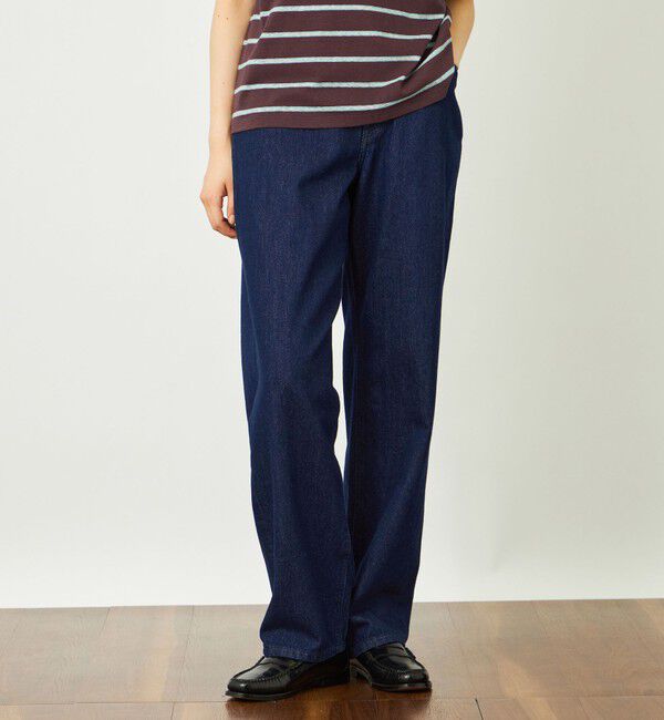 MACKINTOSH PHILOSOPHY「GREY LABEL シンチバックワイドデニム」|デニム|ダークネイビー