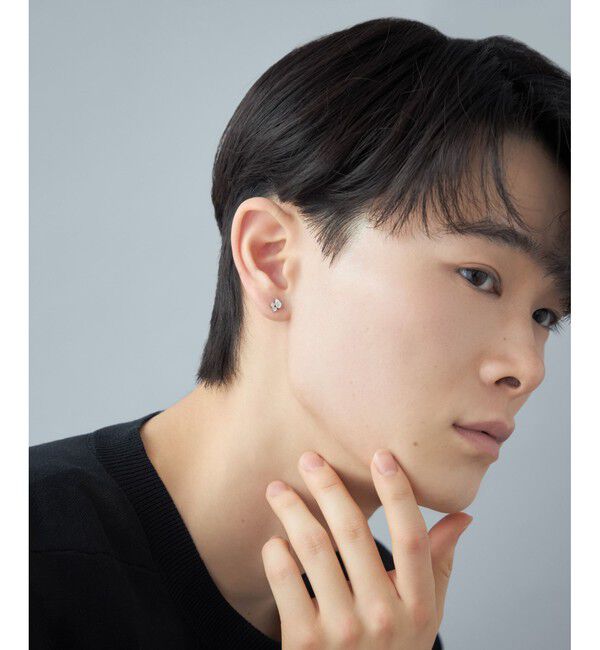 Jouete「[バックキャッチピアス] ジルコニア スタッズ」|ピアス|