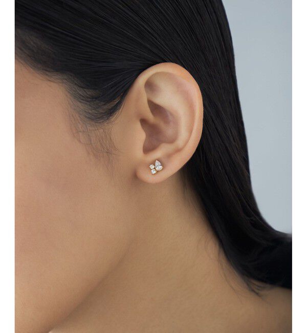 Jouete「[バックキャッチピアス] ジルコニア スタッズ」|ピアス|