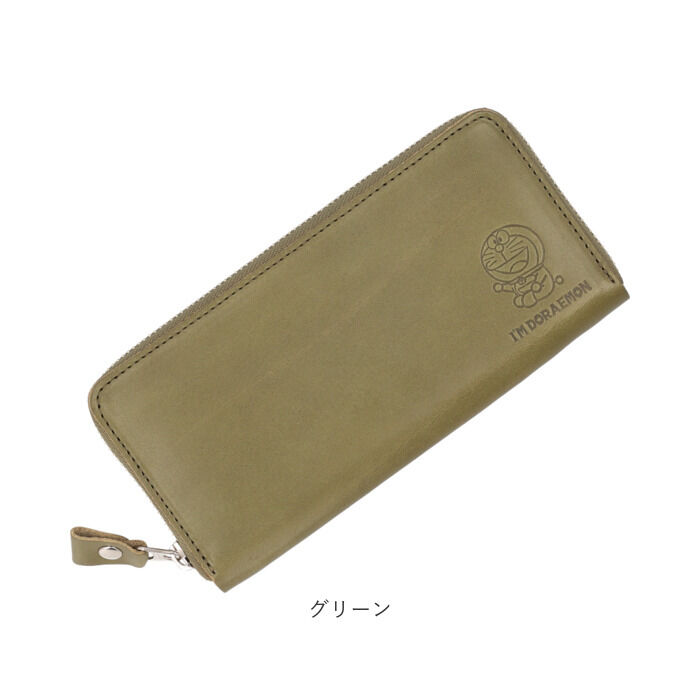 BACKYARD FAMILY「ドラえもん 財布 dor-50 通販 日本製 栃木レザー 姫路レザー 長財布 I'm」|財布|