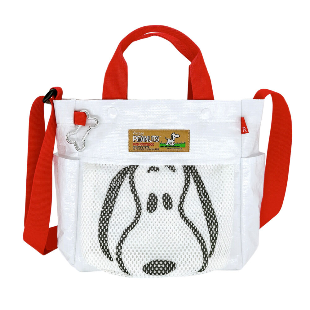 ROOTOTE「ルートート スヌーピー ROOTOTE 8508 通販 トートバッグ ショルダーバッグ 2way」|トートバッグ|ホワイト1