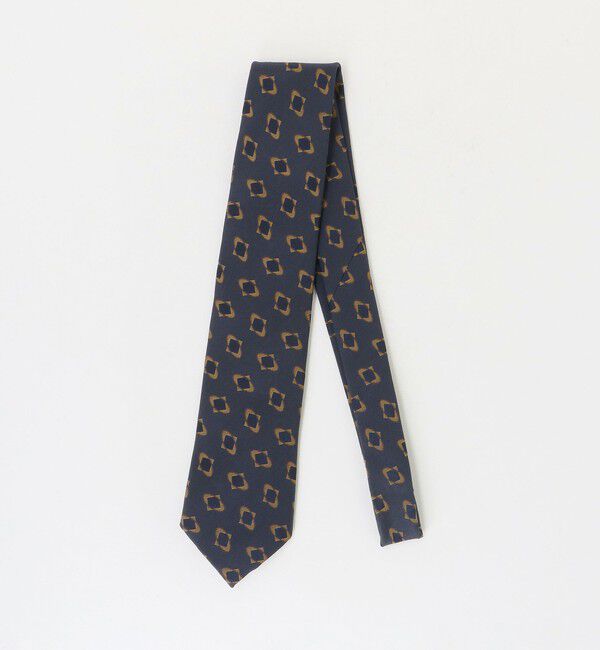 UNITED ARROWS「オーバル ジャガード ネクタイ」|ネクタイ・蝶ネクタイ|NAVY