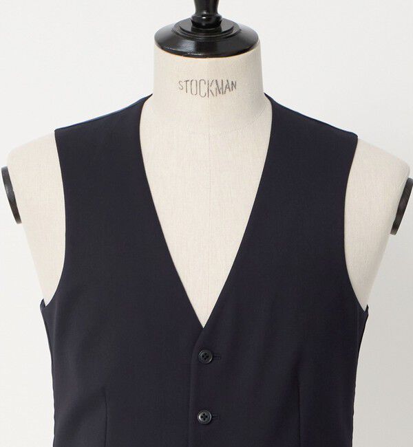 UNITED ARROWS green label relaxing「A+ TWPU サージ スリム 5B セットアップベスト」|スーツ|