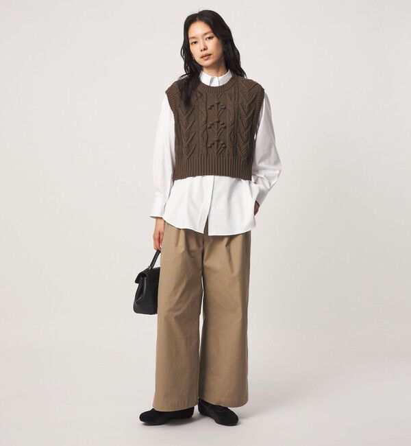 UNITED ARROWS green label relaxing「【別注】＜tyn.TGOR＞ケーブル ベスト」|ベスト・ジレ|