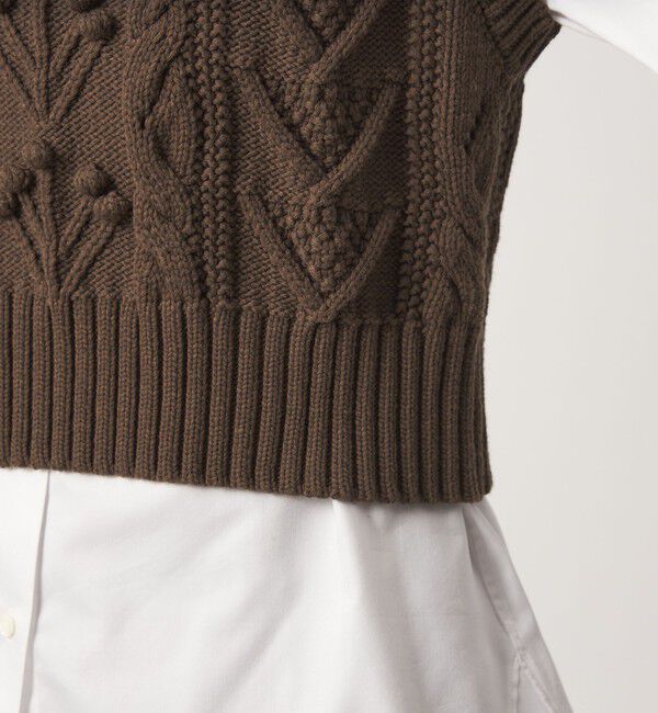 UNITED ARROWS green label relaxing「【別注】＜tyn.TGOR＞ケーブル ベスト」|ベスト・ジレ|