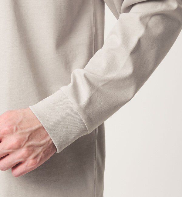 UNITED ARROWS green label relaxing「ロングファイバー クリア モックネック 長袖 Tシャツ カットソー」|Tシャツ・カットソー|