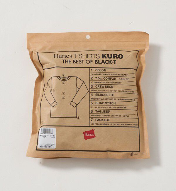 UNITED ARROWS green label relaxing「【WEB限定】＜Hanes＞KURO 長袖 Tシャツ」|Tシャツ・カットソー|