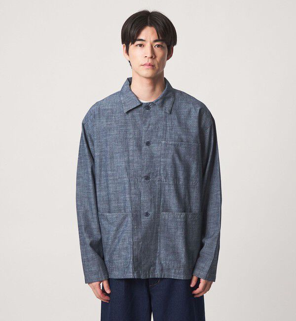 UNITED ARROWS green label relaxing「【別注】【WEB限定】＜3/2 WORKS＞シャンブレー カバーオール シャツアウター」|その他|