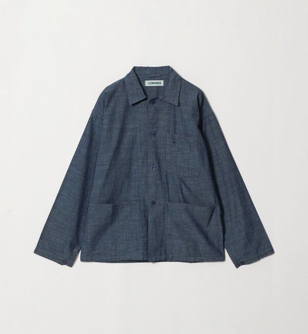 UNITED ARROWS green label relaxing「【別注】【WEB限定】＜3/2 WORKS＞シャンブレー カバーオール シャツアウター」|その他|