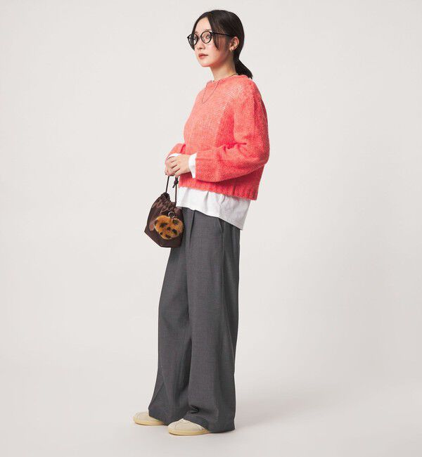 UNITED ARROWS green label relaxing「【WEB限定】＜at ease＞オルマイ ワイド パンツ マシンウォッシャブル ストレッチ 帯電防止」|その他|