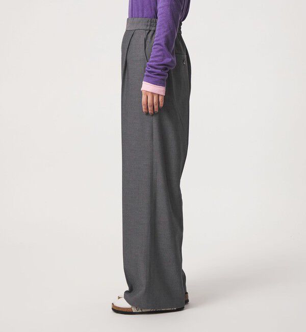 UNITED ARROWS green label relaxing「【WEB限定】＜at ease＞オルマイ ワイド パンツ マシンウォッシャブル ストレッチ 帯電防止」|その他|