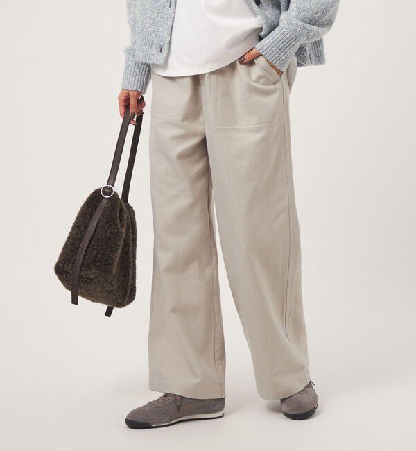 UNITED ARROWS green label relaxing「［size SHORTあり］メランジ カルゼ ベイカー パンツ」|その他|