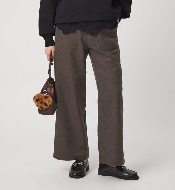 UNITED ARROWS green label relaxing「［size SHORTあり］メランジ カルゼ ベイカー パンツ」|その他|