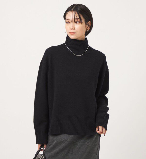UNITED ARROWS green label relaxing「［size SHORTあり］SERENITY ハイネック プルオーバー ニット」|ニット・セーター|