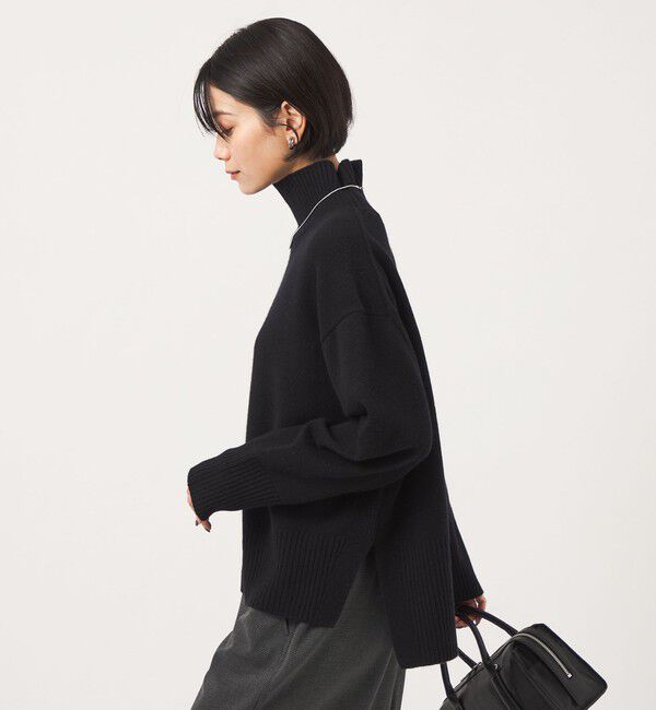 UNITED ARROWS green label relaxing「［size SHORTあり］SERENITY ハイネック プルオーバー ニット」|ニット・セーター|