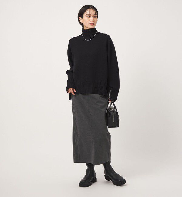 UNITED ARROWS green label relaxing「［size SHORTあり］SERENITY ハイネック プルオーバー ニット」|ニット・セーター|