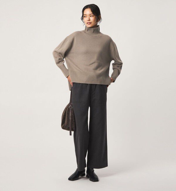 UNITED ARROWS green label relaxing「［size SHORTあり］SERENITY ハイネック プルオーバー ニット」|ニット・セーター|