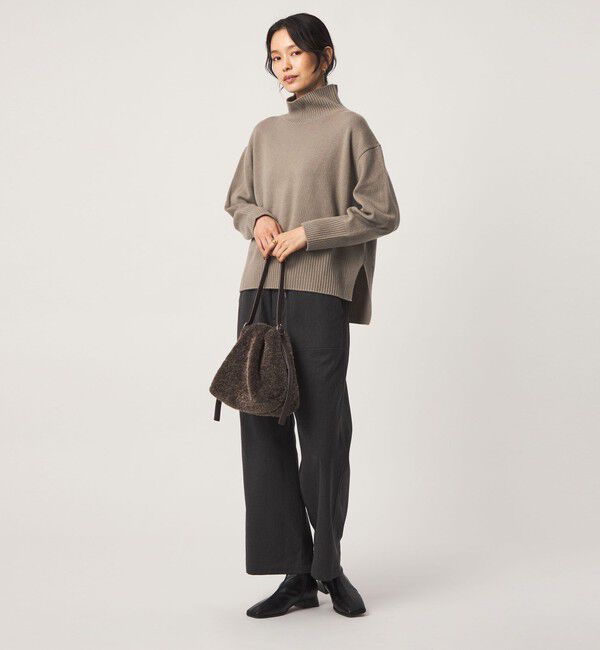 UNITED ARROWS green label relaxing「［size SHORTあり］SERENITY ハイネック プルオーバー ニット」|ニット・セーター|