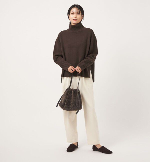 UNITED ARROWS green label relaxing「［size SHORTあり］SERENITY ハイネック プルオーバー ニット」|ニット・セーター|