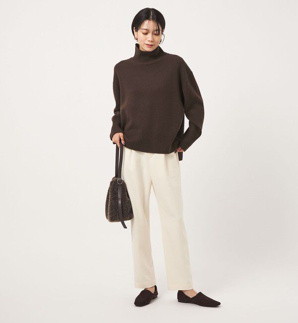 UNITED ARROWS green label relaxing「［size SHORTあり］SERENITY ハイネック プルオーバー ニット」|ニット・セーター|