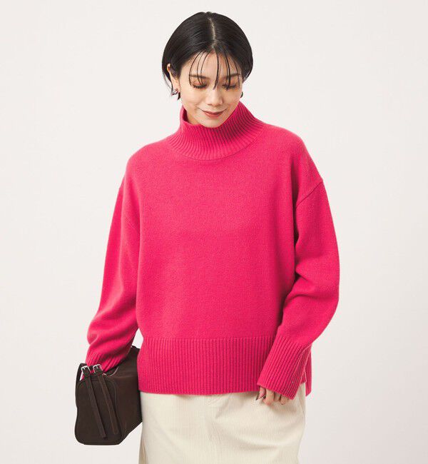 UNITED ARROWS green label relaxing「［size SHORTあり］SERENITY ハイネック プルオーバー ニット」|ニット・セーター|