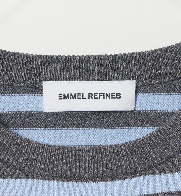 EMMEL REFINES「＜EMMEL REFINES＞EM カタフリル ニット プルオーバー」|ニット・セーター|