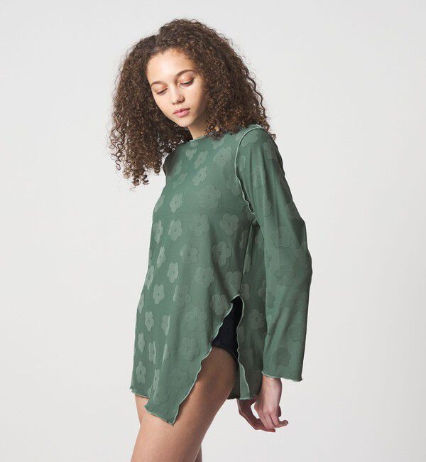 BEAUTY&YOUTH UNITED ARROWS「＜Lepidos＞フラワー ジャガード ラッシュガード」|スポーツ|