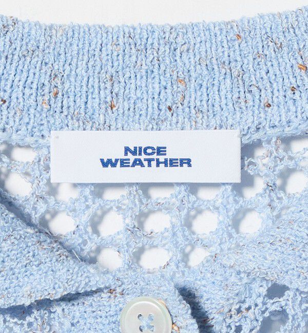 NICE WEATHER「＜NICE WEATHER＞メッシュ ショートスリーブ ポロシャツ」|ニット・セーター|