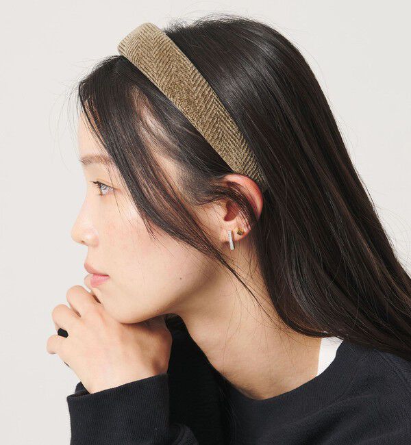 BEAUTY&YOUTH UNITED ARROWS「ヘリンボーン柄 カチューシャ」|カチューシャ|
