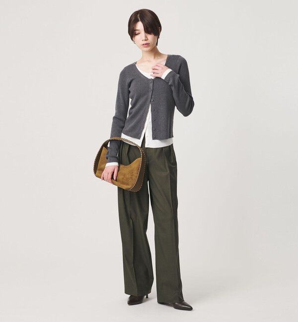 BEAUTY&YOUTH UNITED ARROWS「【WEB限定】レイヤードニットカーディガン ウォッシャブル」|カーディガン|