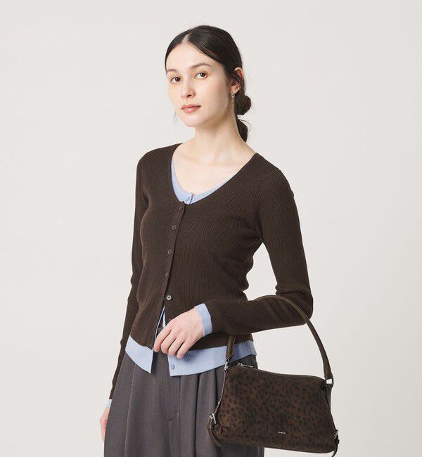 BEAUTY&YOUTH UNITED ARROWS「【WEB限定】レイヤードニットカーディガン ウォッシャブル」|カーディガン|