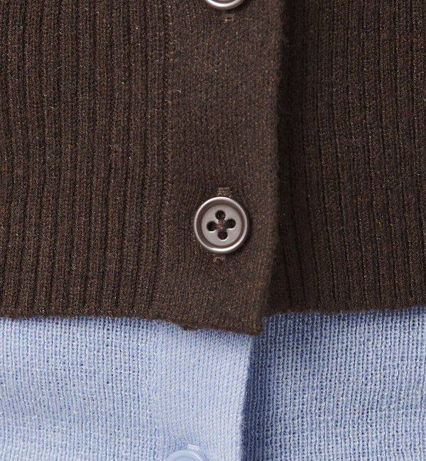BEAUTY&YOUTH UNITED ARROWS「【WEB限定】レイヤードニットカーディガン ウォッシャブル」|カーディガン|
