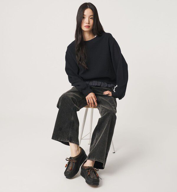 BEAUTY&YOUTH UNITED ARROWS「＜Clarks Originals＞レザー エンブロイダリー ワラビーブーツ」|ロングブーツ|