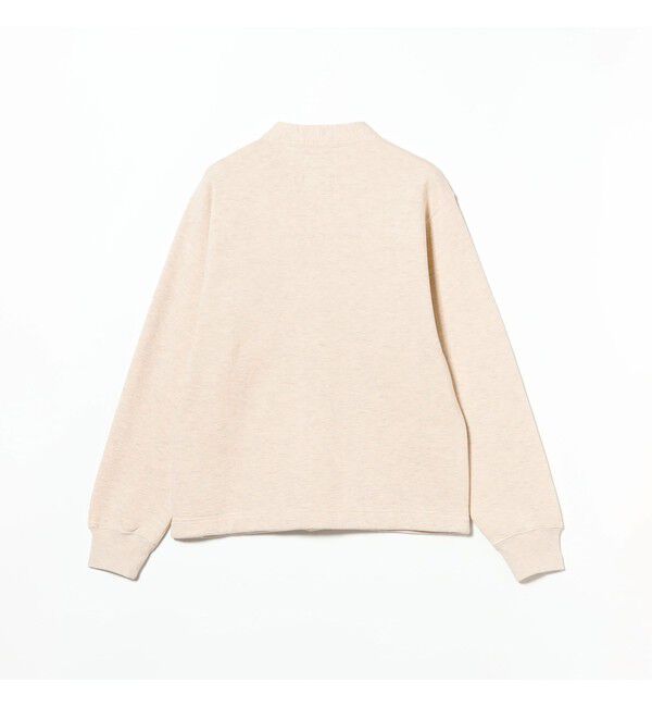 BEAMS PLUS「レイズドバック スウェット Vネック カーディガン」|スウェット・ジャージ|